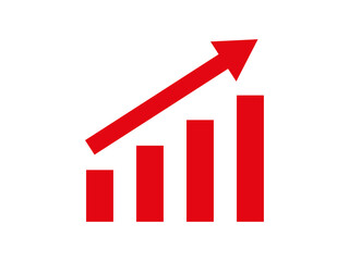 business arrow graph icon