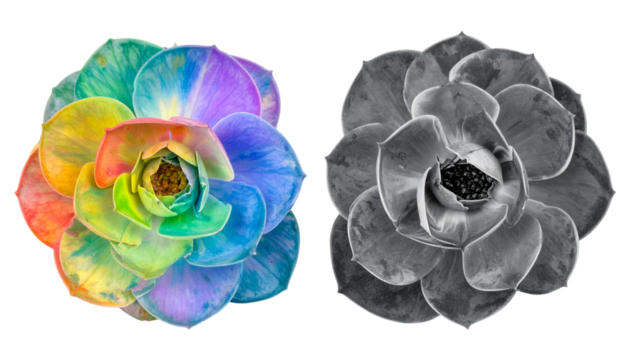  Detailed texture bundle showing two distinct close-up styles, isolated on transparent background