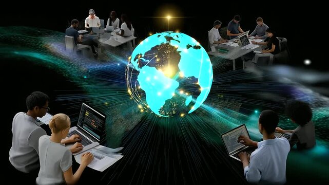 Integrated research collaboration platforms incorporating global team coordination and remote research capabilities enable distributed technology teams to work effectively on quant