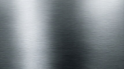 Brushed metal texture with silver tones in modern design  