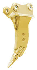 Yellow rock ripper for excavator
