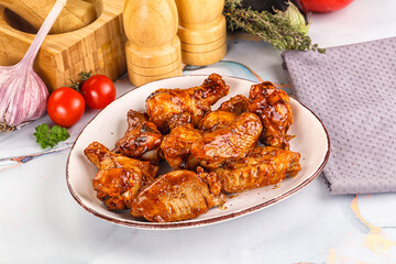 Buffalo chicken wings barbecue sauce