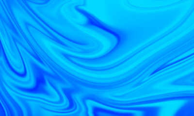 Blue Fluid Wave Abstract Background