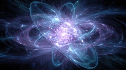 Cosmic energy burst event outer space digital art celestial environment abstract viewpoint quantum concept exploration