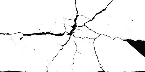 Vintage Grunge Texture: Black and White Scratches on Old Stone Floor