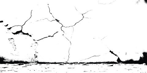 Fototapeta premium Vintage Grunge Texture: Black and White Scratches on Old Stone Floor