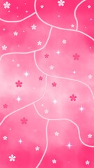 aesthetic pink wallpaper background illustration	