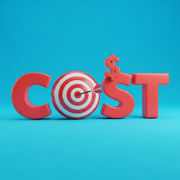 Targeting the cost with a dart in a bullseye
