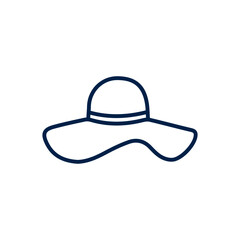 Women hat vector illustration icon