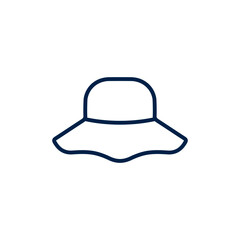 Women hat vector illustration icon