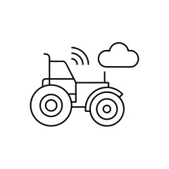 Tractor with wireless signal