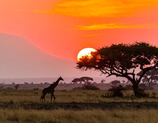 African sunset