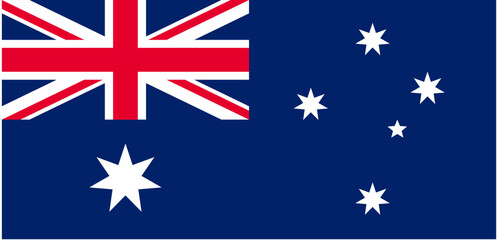 australia flag vector illustration.austrelia flag icon © ASCREATIVES