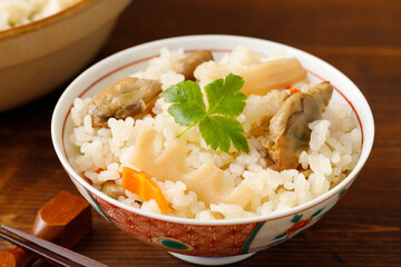牡蠣ご飯
