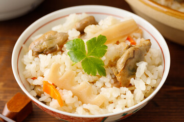 牡蠣ご飯