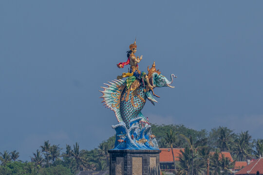 Statue on Canggu beach