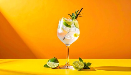 Refreshing summer cocktail