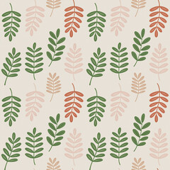 Seamless Leaf Pattern Bundle for Crafts
