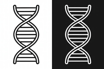 Double Helix DNA Structure, Biology and Genetics, Abstract Scientific Illustration