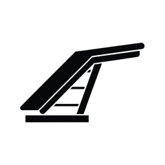 Diving Board Icon Illustration