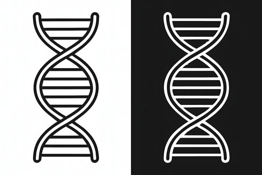 Double Helix DNA Structure, Biology and Genetics, Abstract Scientific Illustration - Powered by Adobe