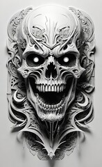 Naklejka premium Ornate Death