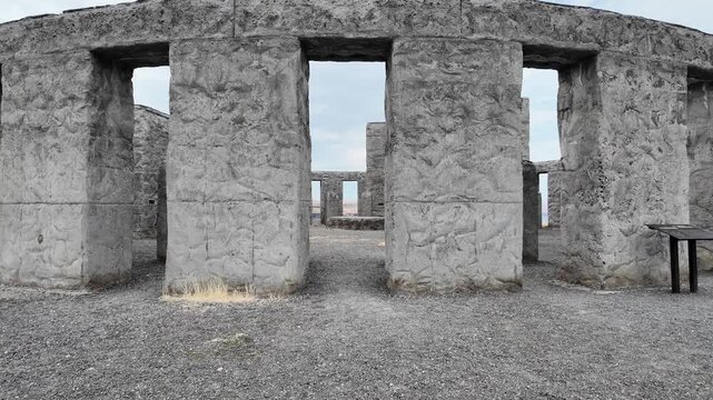 Stonehenge Memorial Overlooking Columbia river