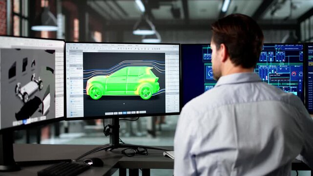 Car Aerodynamic Design Test Using Automotive Software