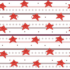 kawaii sea animals character set in a pattern