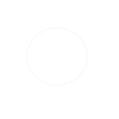 White Square Frame With Inner Circle And Vertical Lines isolated on a transparent background