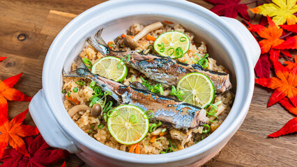 さんま炊き込みご飯