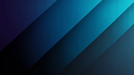 Abstract Deep Teal Blue Gradient Layers Background with Metallic Stripe Line for Presentation Design