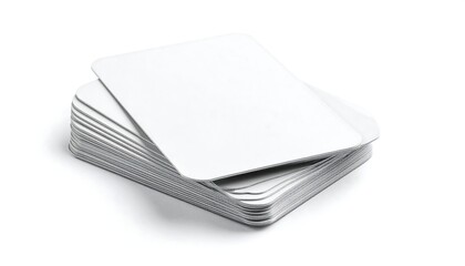 Stack of blank cards