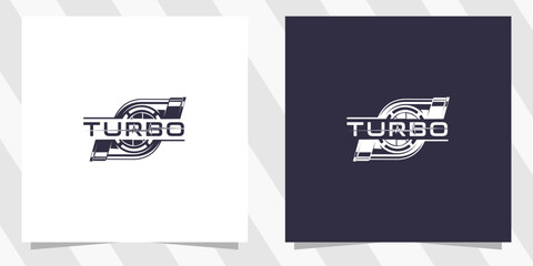  Turbo Performance Automotive Logo Design