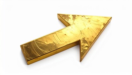 3d golden font sign on a white 