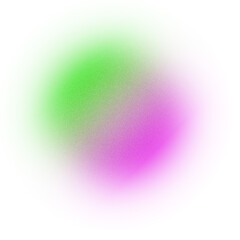 neon green magenta gradient dots