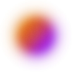 hot orange bright purple gradient dots