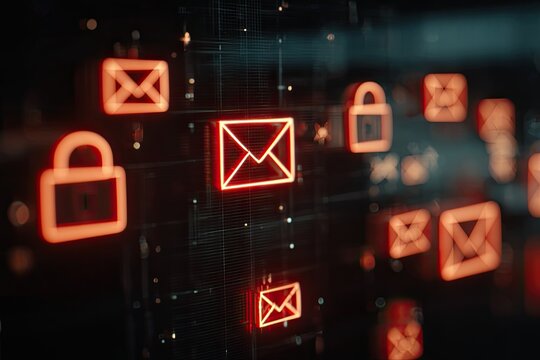 Digital email security interface