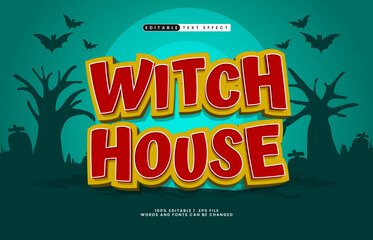 witch house editable text effect