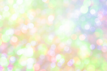 Fototapeta premium ボケたカラフルなバックグラウンドに光