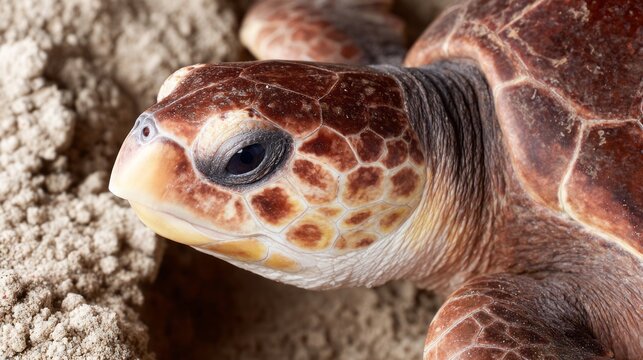 Ancient sea turtle rests upon moonlit sands, embodying World Turtle Day, conservation wisdom, and coastal storytelling whispers