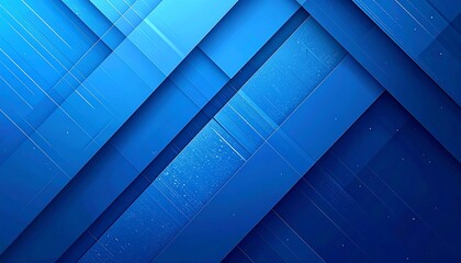 Abstract layered blue design with geometric shapes and subtle gradients, creating a dynamic modern background