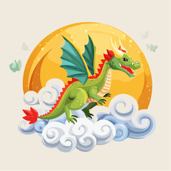 Obraz premium Drache