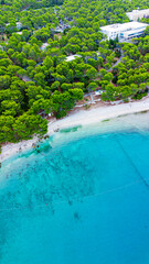 Adriatic Sea, Croatia. Drone footage.