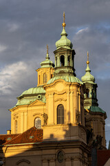 Fototapeta premium The historical central part of Prague, Czech Republic. View of the city.