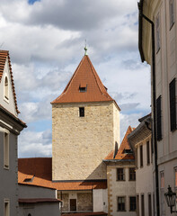 Obraz premium Prague cityscape. View of the city from above. Prague, Czech Republic.
