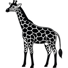 giraffe vector icon