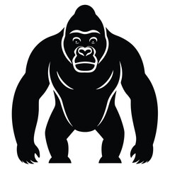 gorilla vector icon