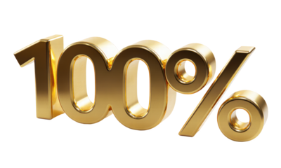 Shiny Gold 100 Percent Symbol