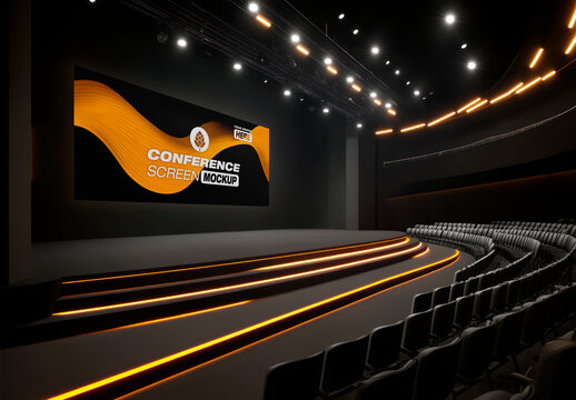 Conference Screen Mockup